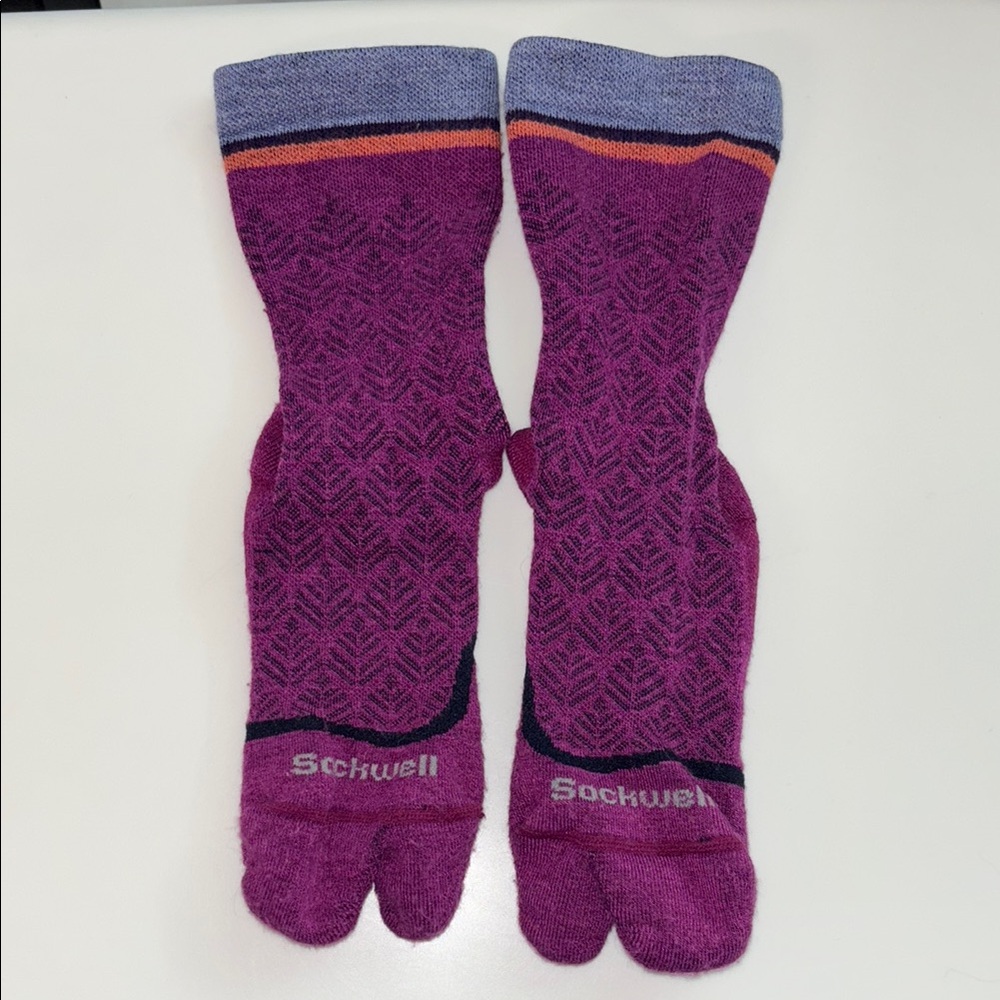 Sockwell merino wool toe sock SML